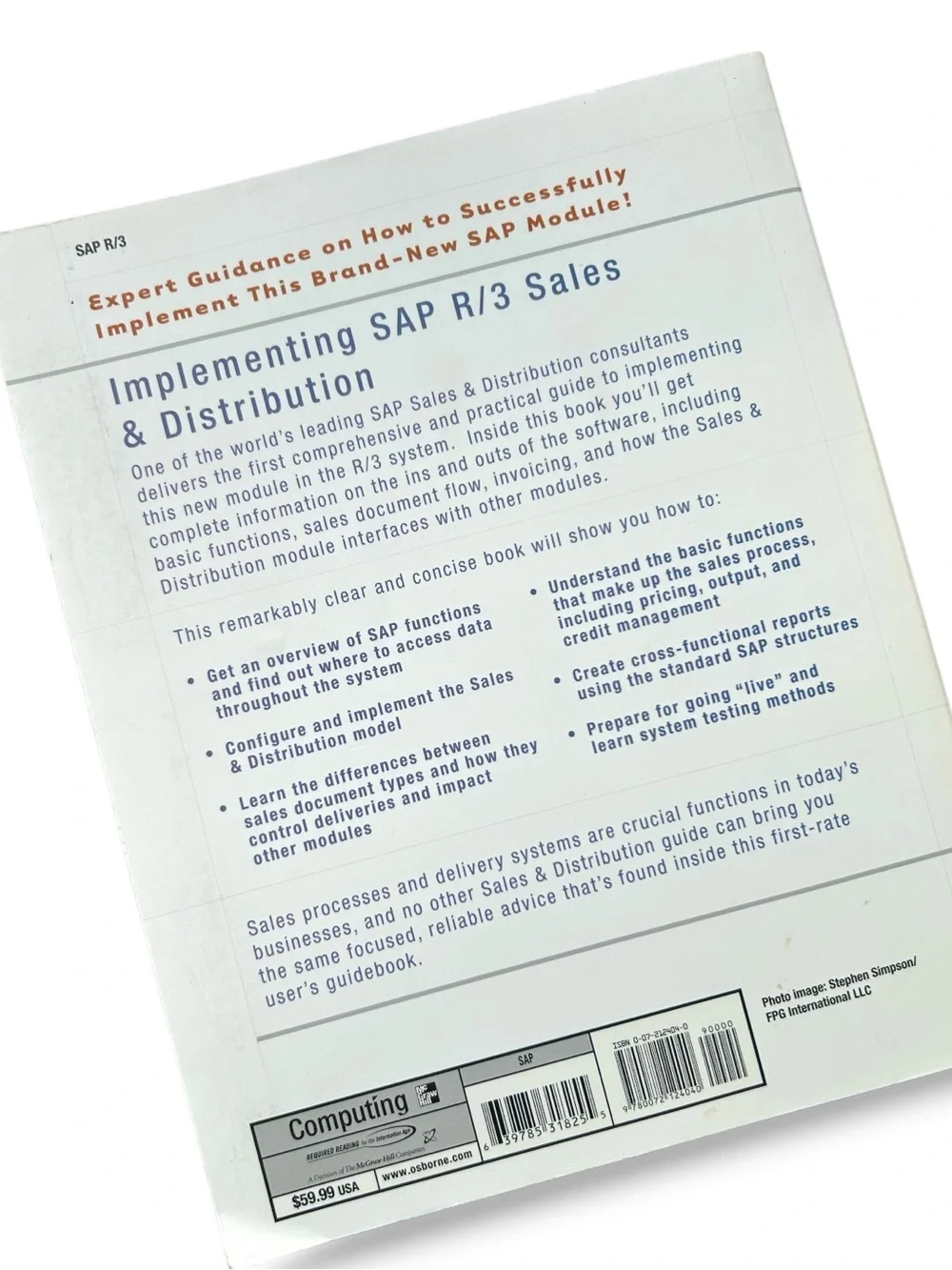 4/$20 Implementing SAP R3 Sales & Distribution Hardcover SAP ERP Technical Guide